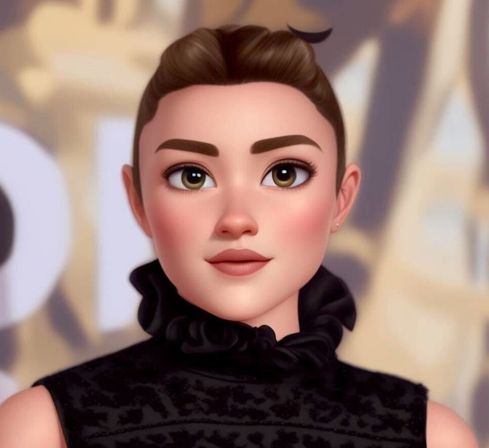 Cartoon Florence Pugh