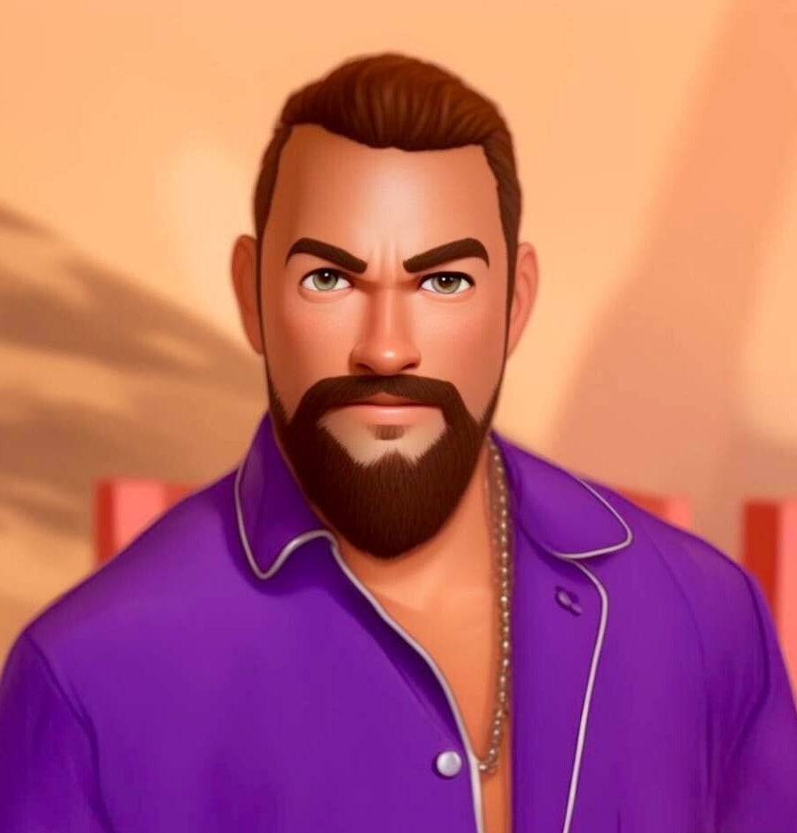Cartoon Jason Momoa