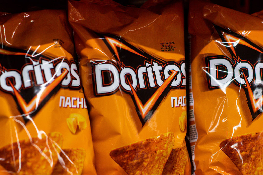 Bags of Doritos