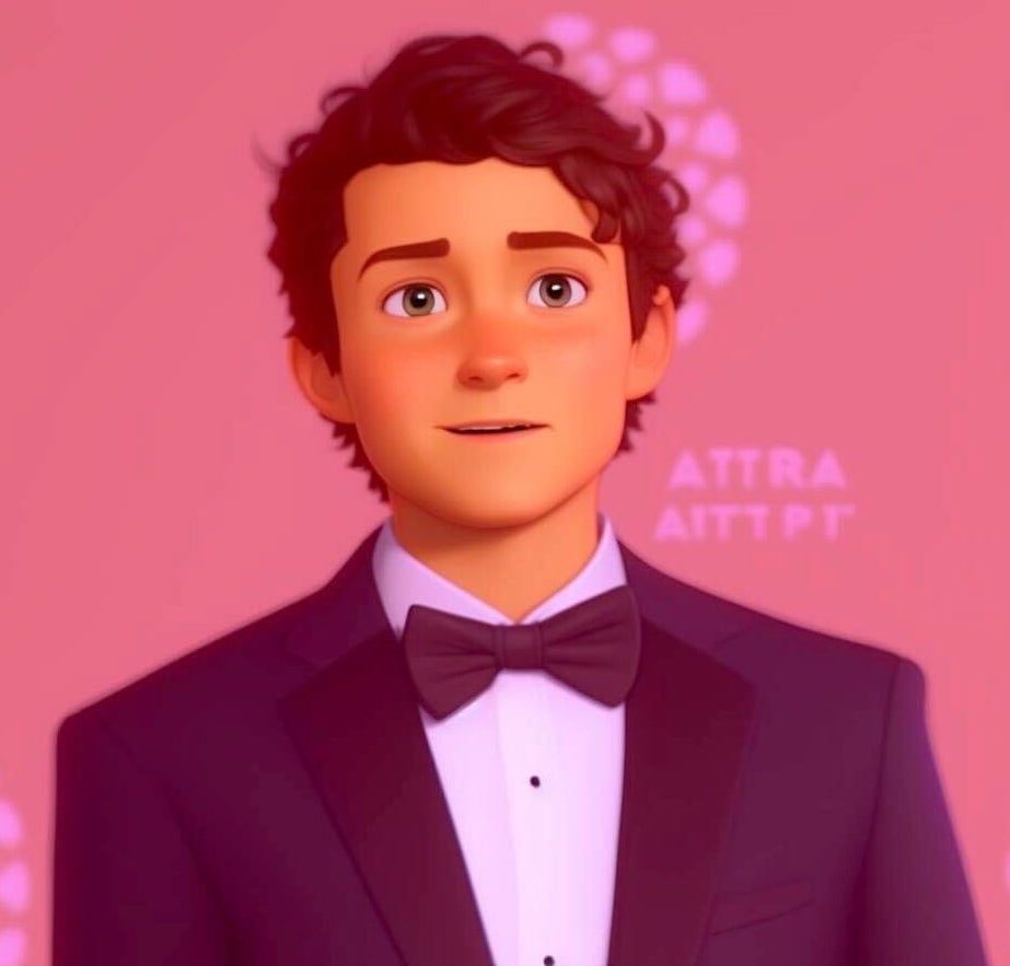 Cartoon Tom Holland