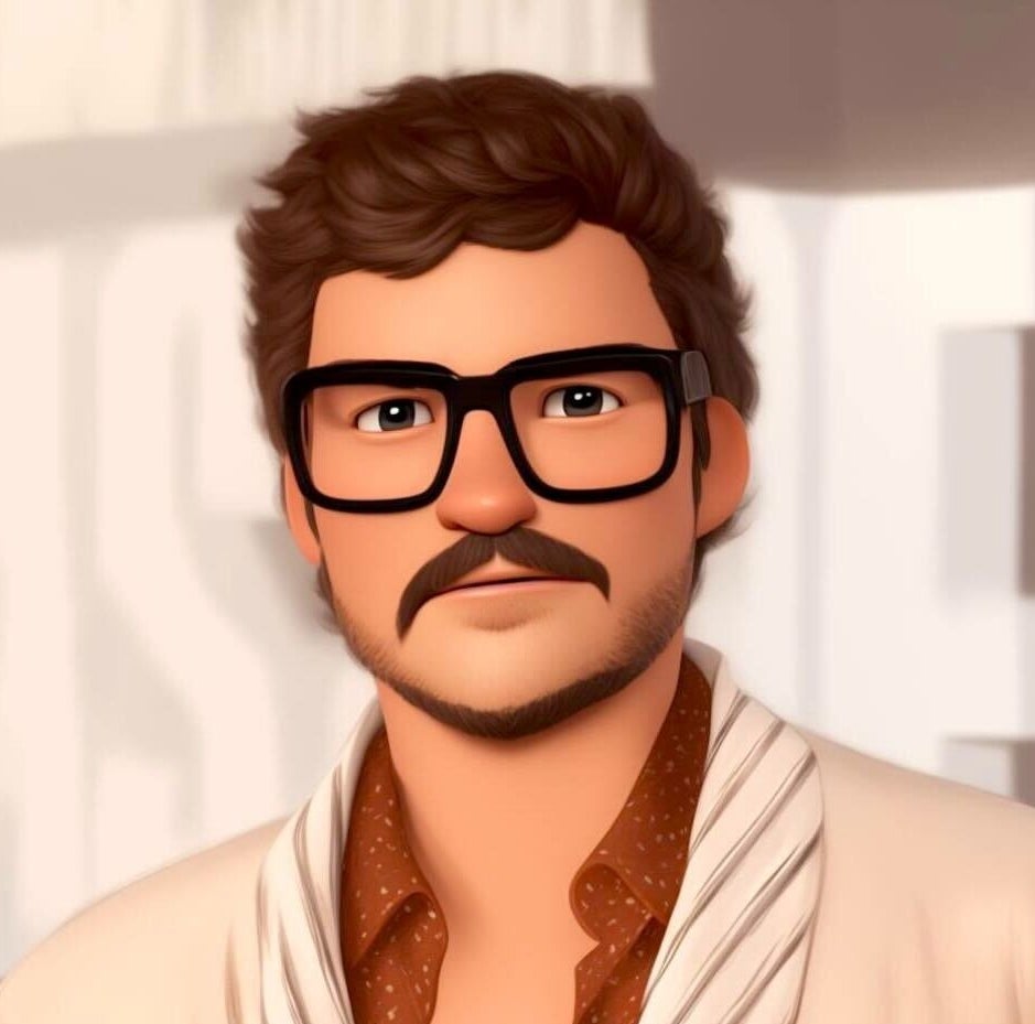 Cartoon Pedro Pascal