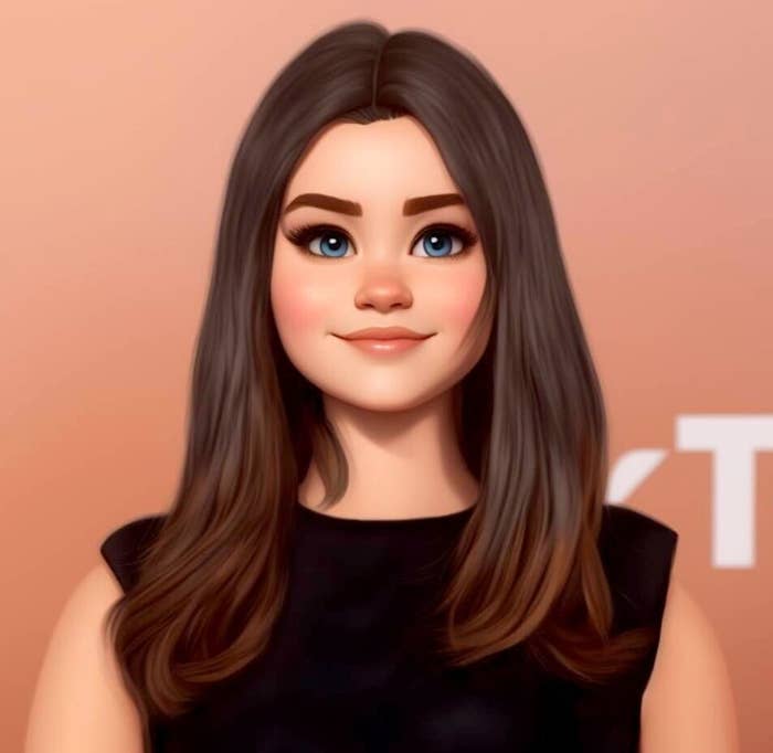 Cartoon Selena Gomez