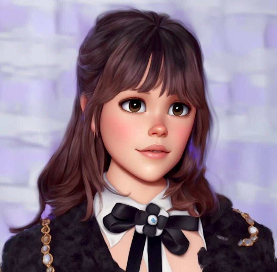 Cartoon Jenna Ortega