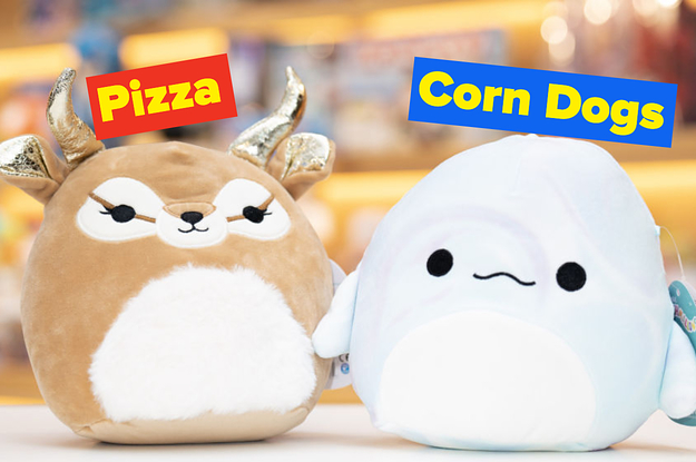 Squishmallow Reindeer and Dolphin.