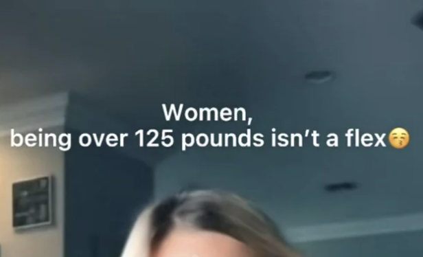 women, being over 125 pounds isn&#x27;t a flex