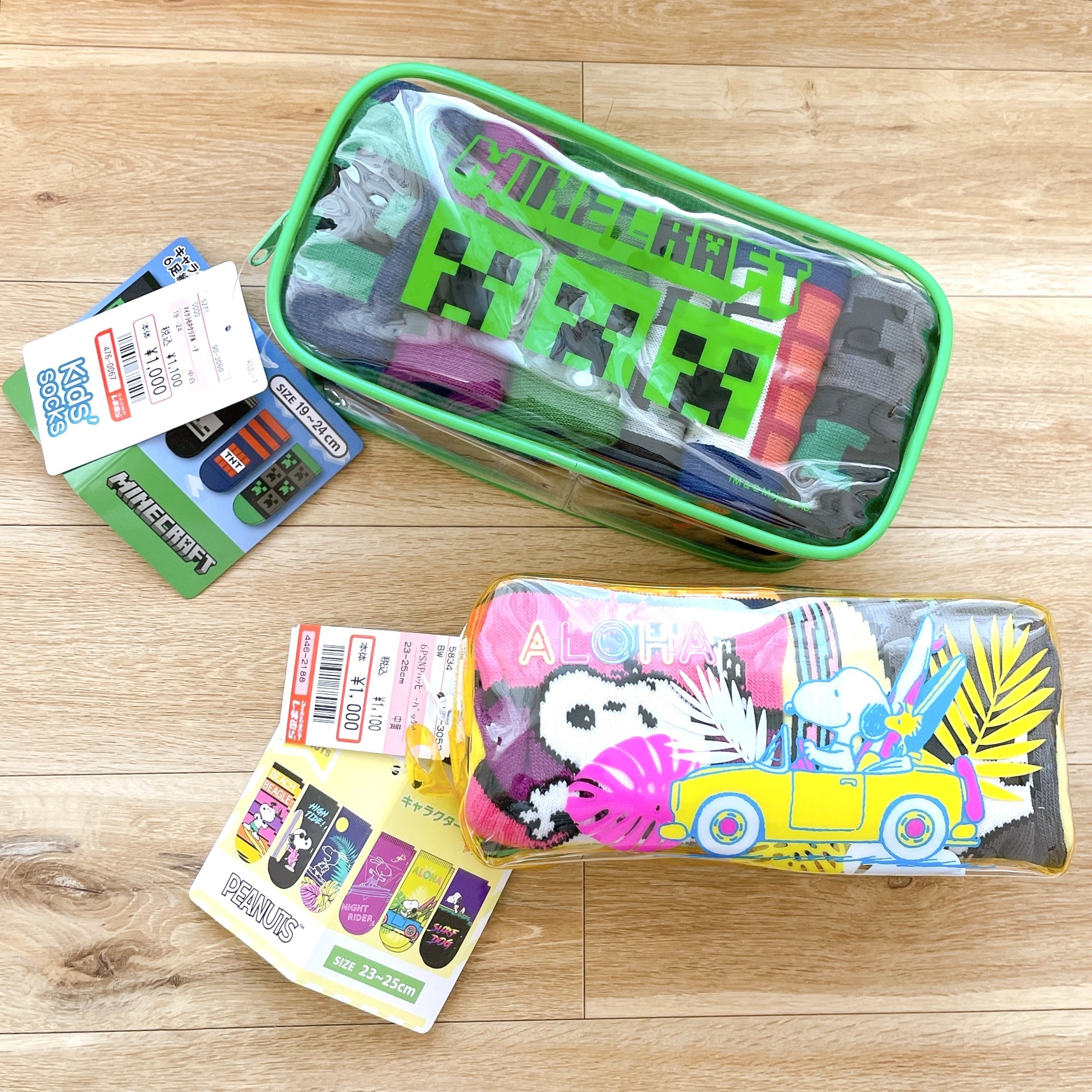 しまむらのおすすめ靴下「キャラクターソックス6足組」