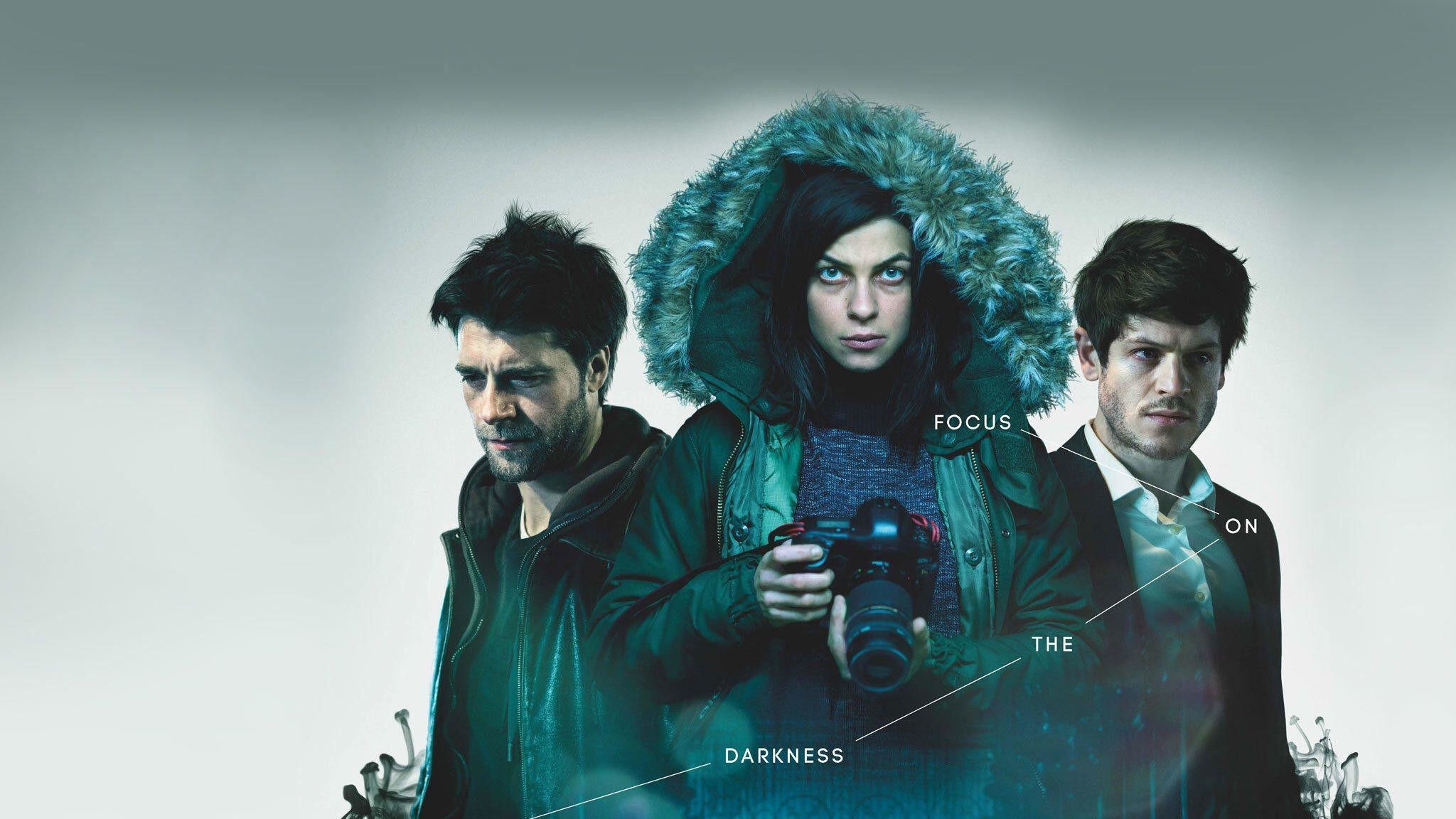Jamie Draven, Natalia Tena and Iwan Rheon featured prominently on key art for “Residue”