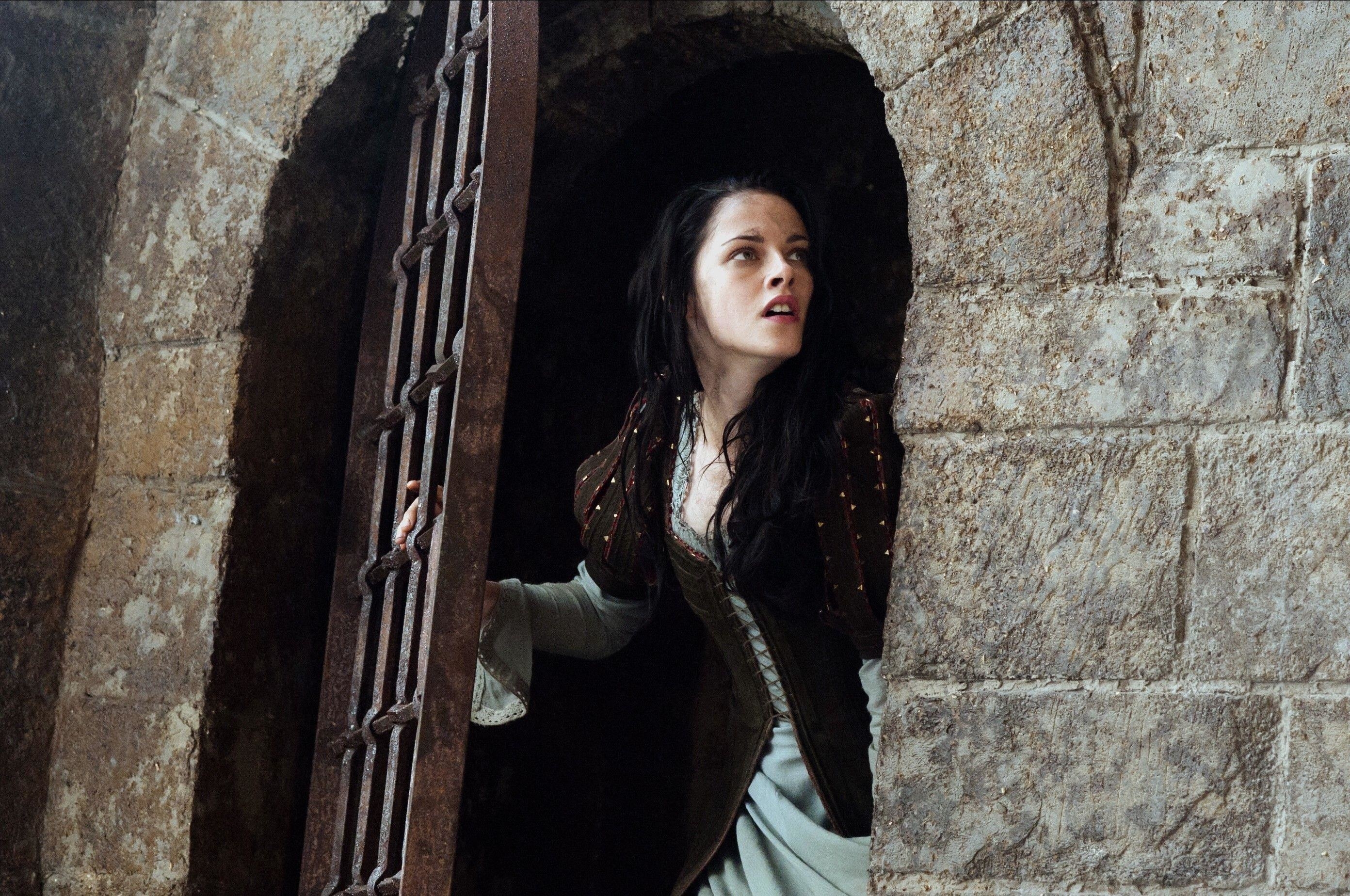 Kristen Stewart emerges from a medieval dungeon