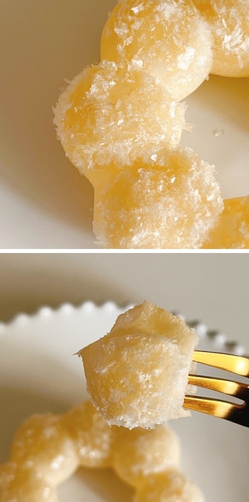 ミスタードーナツのおすすめ「白いポン・デ・リング」「白いポン・デ・みたらし」「白いポン・デ・白あん」「白いポン・デ・カスターアーモンド」