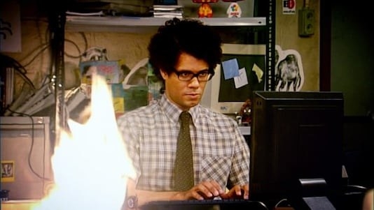 Screenshot from &quot;The IT Crowd&quot;
