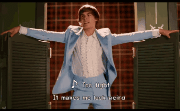 GIF of Zac Efron dancing in &quot;High School Musical 3&quot;
