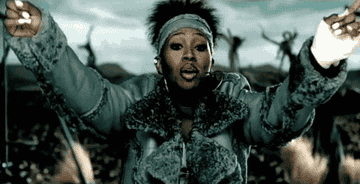 GIF of Missy Elliott from the video for &quot;Work It&quot;