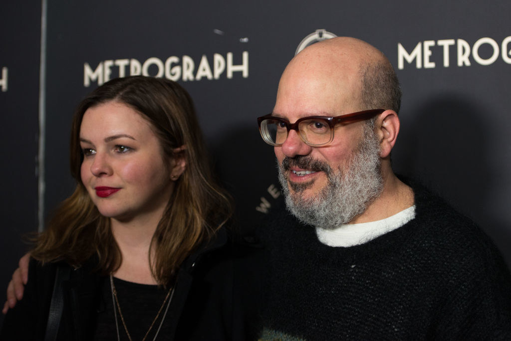 Amber and David at a media event