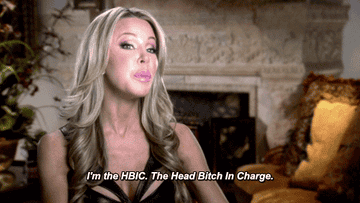 Lisa Hochstein calling herself the HBIC &quot;head bitch in charge&quot;