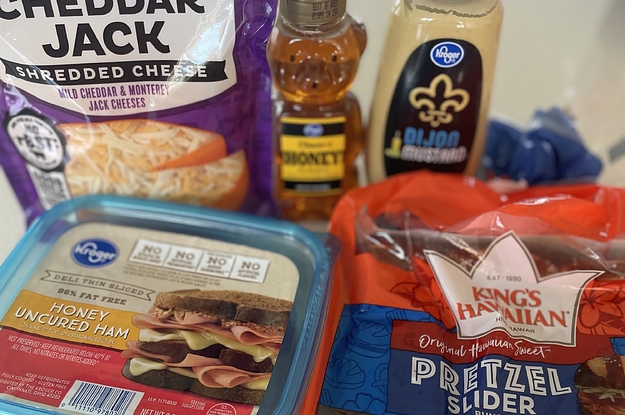 ham & cheese pretzel slider ingredients