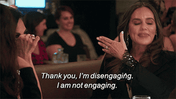 Meredith Marks &quot;Thank you, I&#x27;m disengaging, I am not engaging&quot;