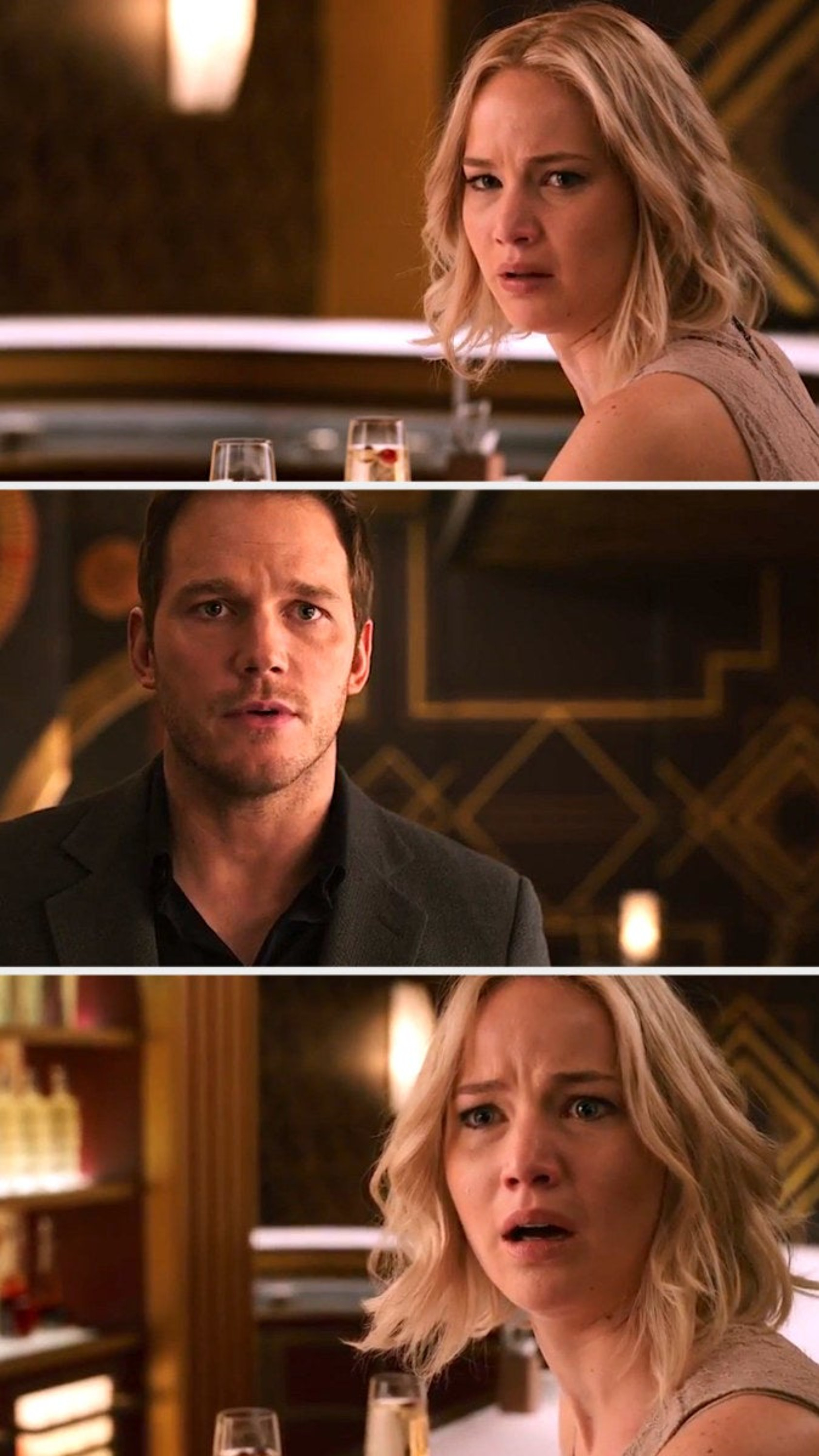 woman asking a guy if he woke her up and him saying that he did