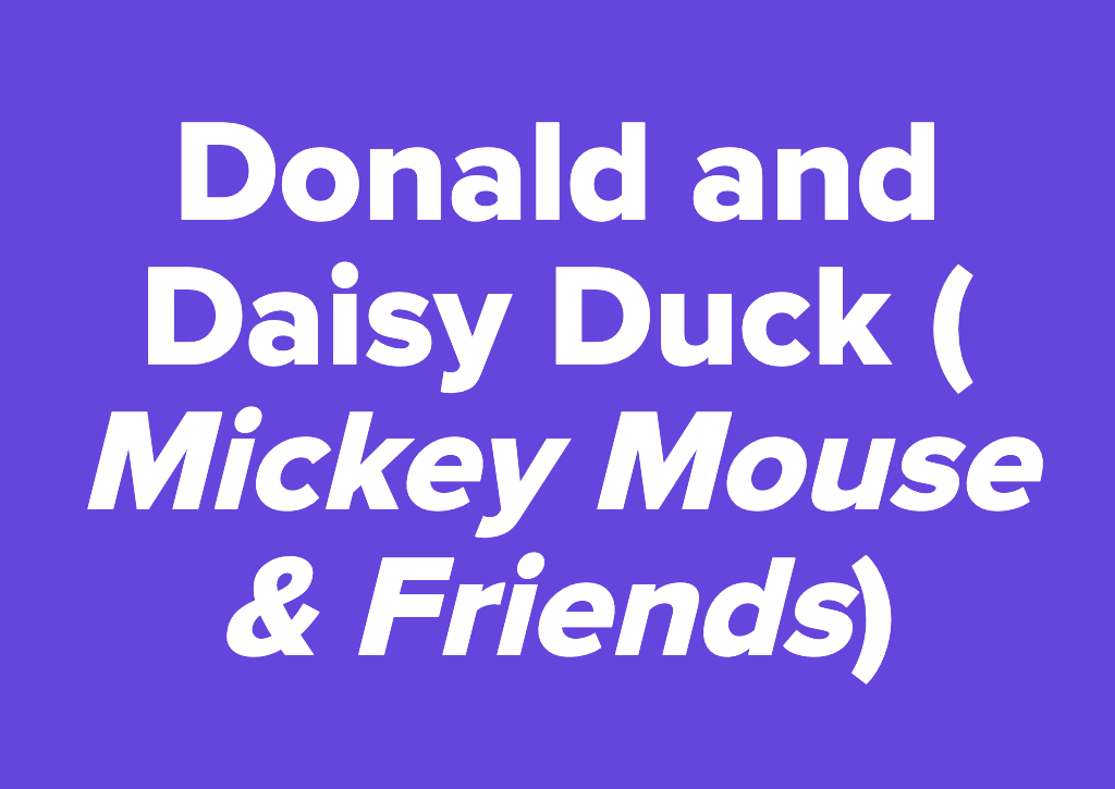 Daisy Duck, Mickey Mouse & Friends