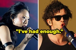 Rina's comments follow weeks and weeks of controversy surrounding the 1975 singer.