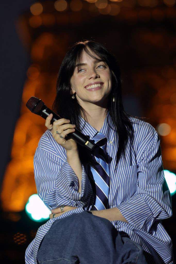 billie eilish dress shirt Billie Eilish and the Pursuit of Happiness