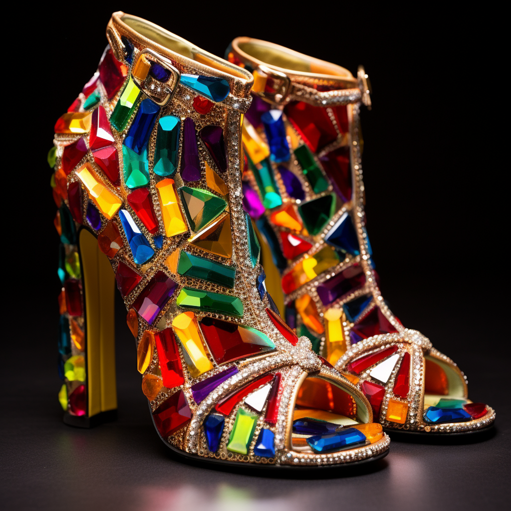Joseph and the Amazing Technicolor Dreamcoat heels