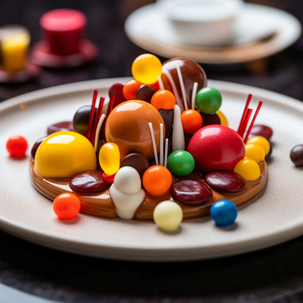 M&M's dish