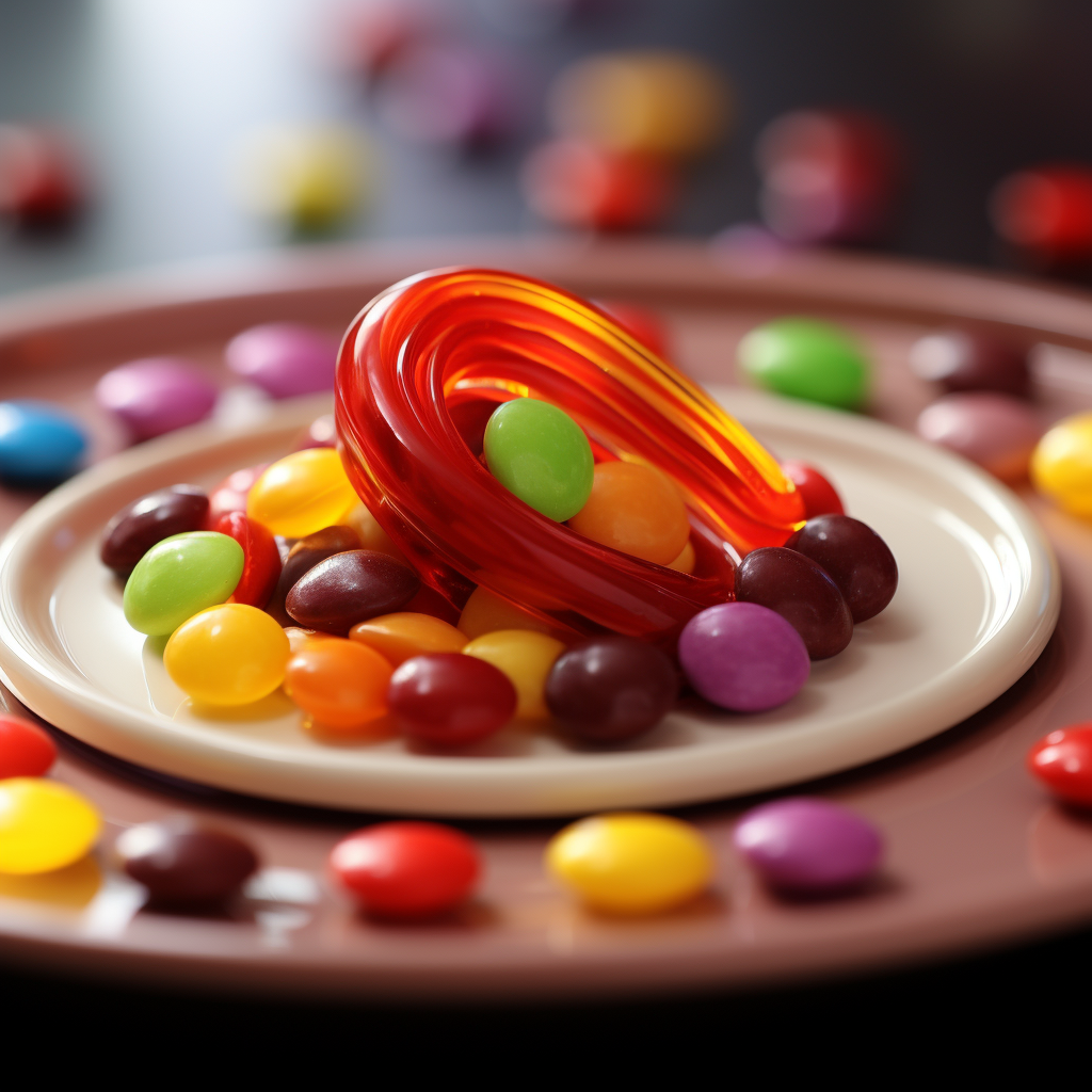 Skittles dish
