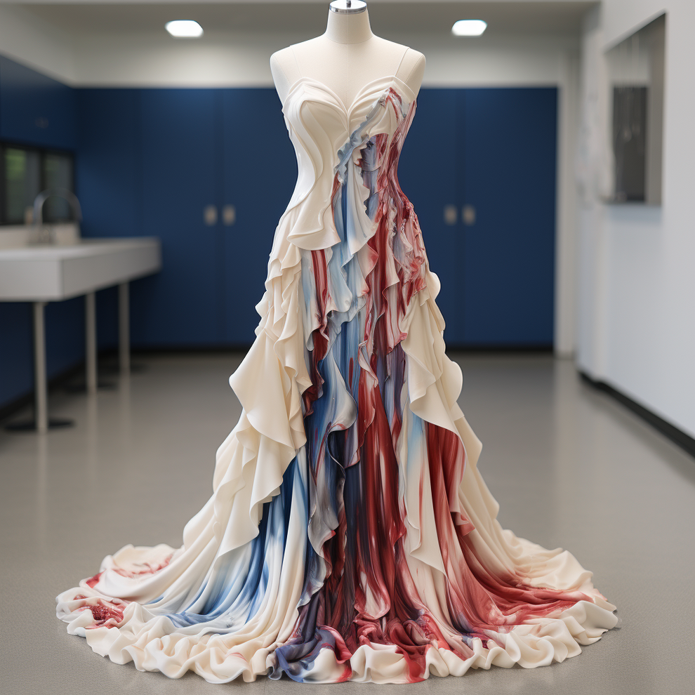 AI Photos Of Fast Food Wedding Dresses