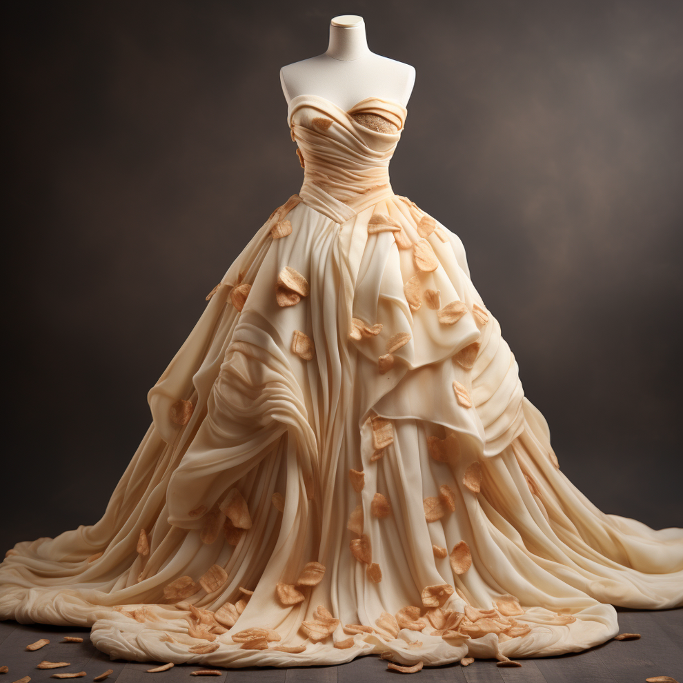 AI Photos Of Fast Food Wedding Dresses