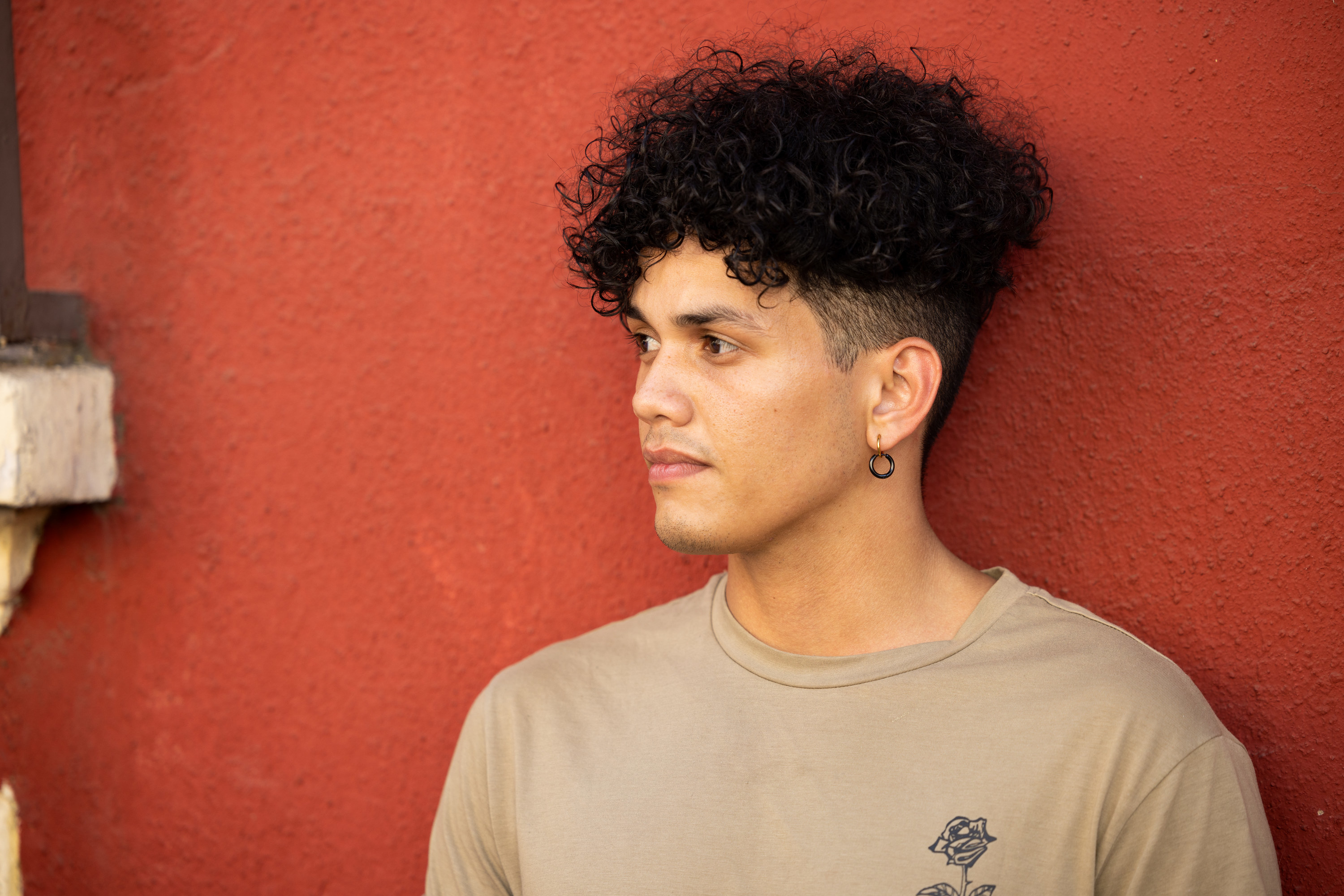 person looking off into distance