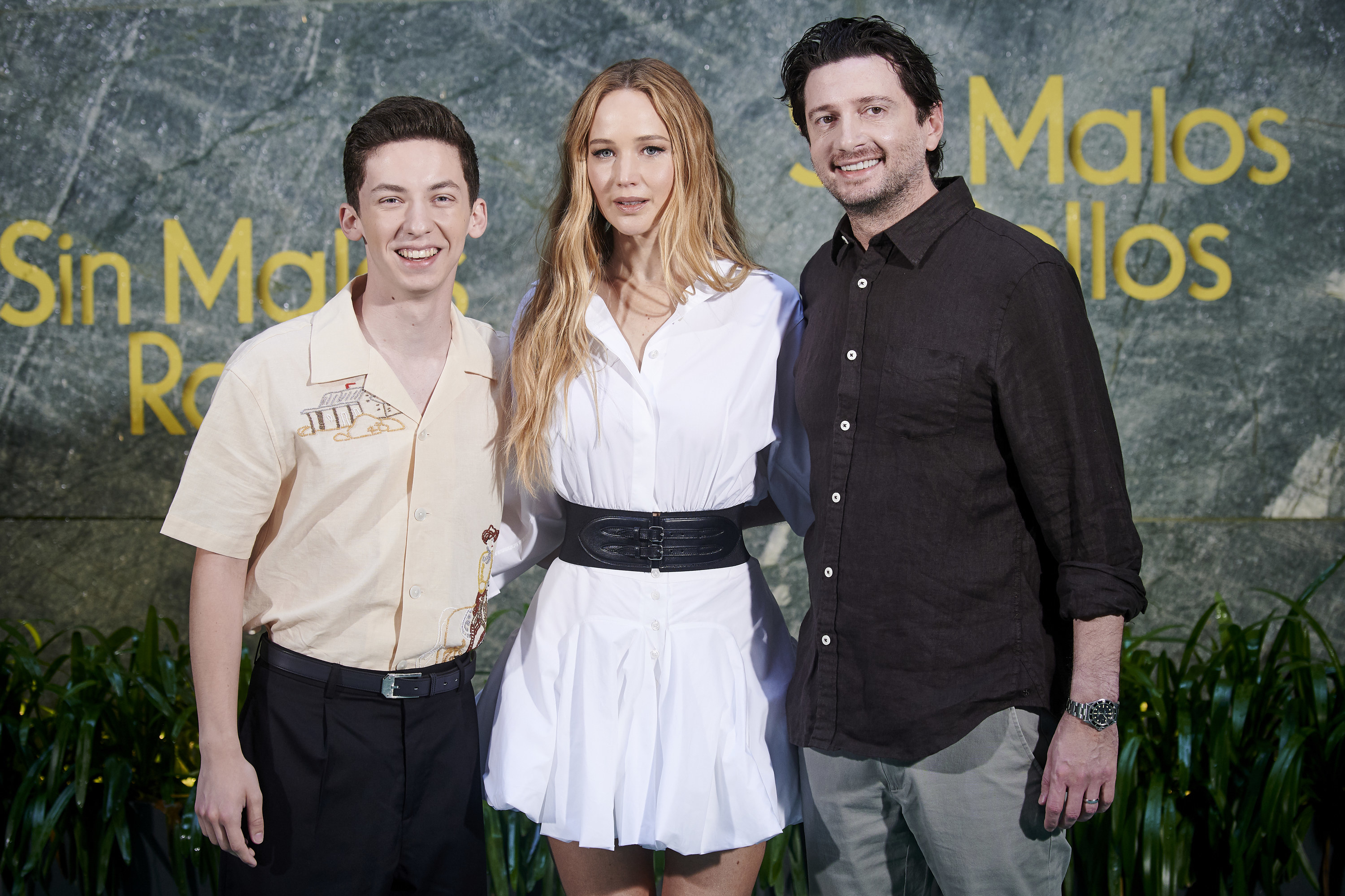 Andrew, Jennifer, and Gene at a media event