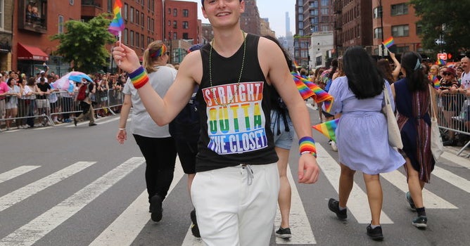 Noah Schnapp Shared Pics From Pride