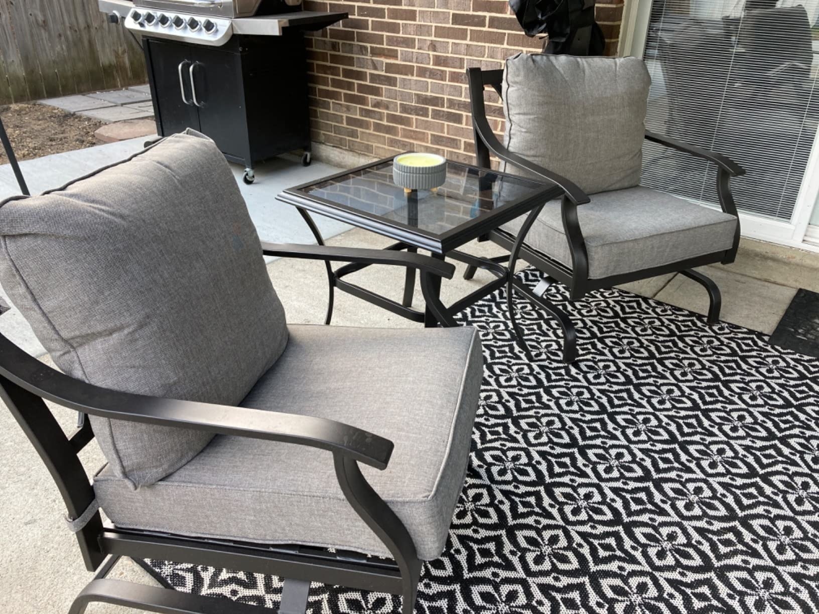 Frozen discount patio set