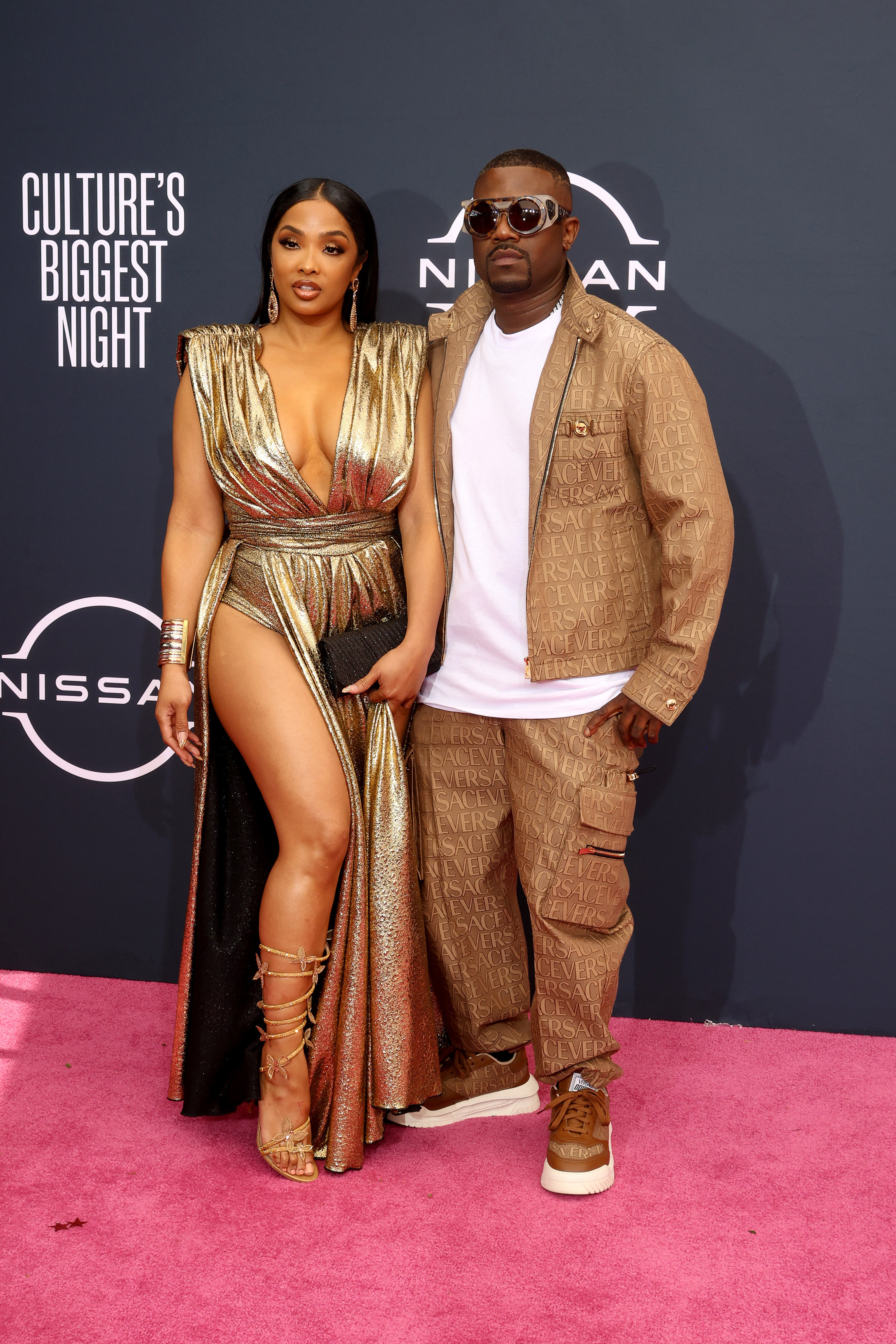 Ray J and Princess on the red carpet