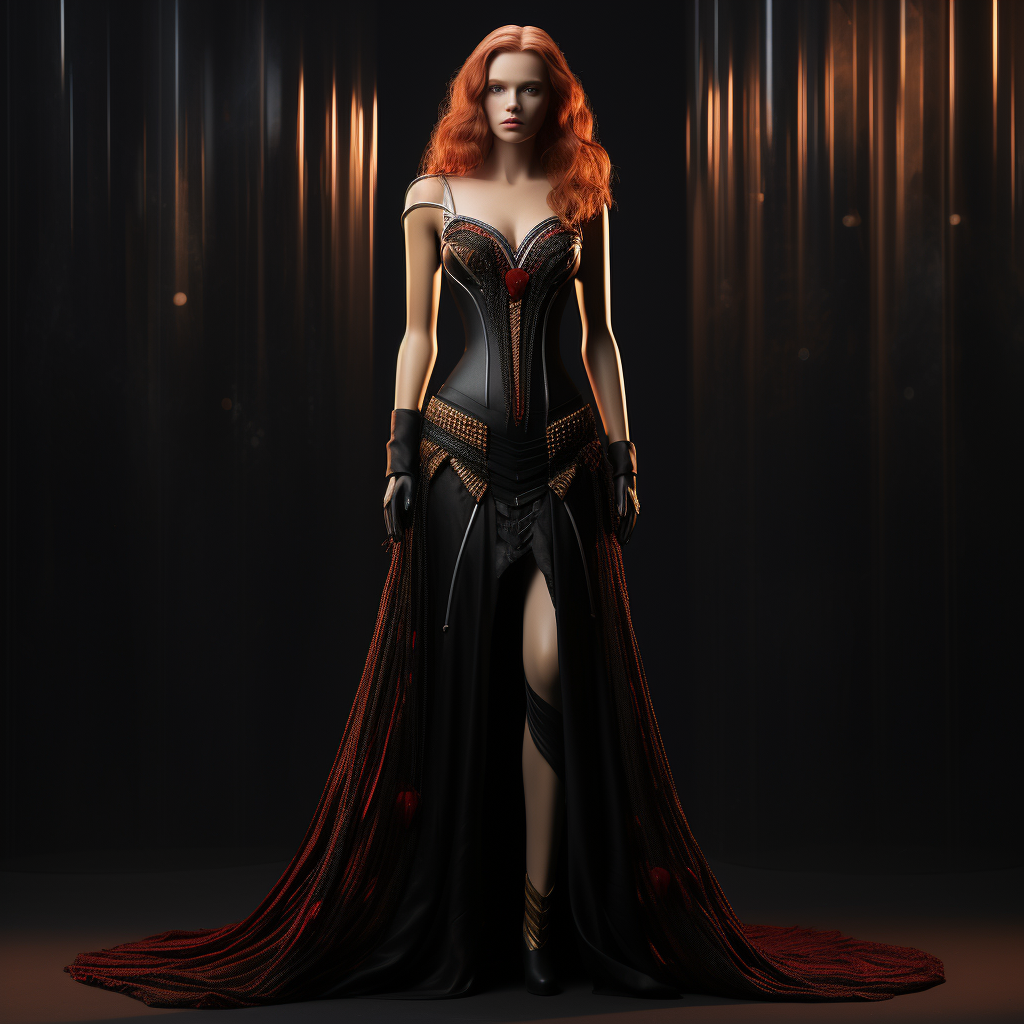 A Black Widow dress