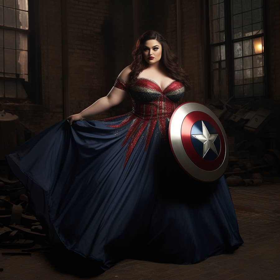 AI Created Marvel Gowns