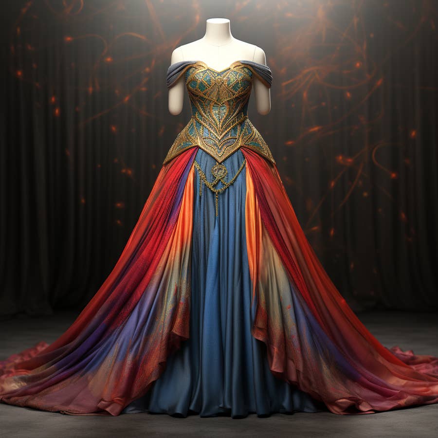 AI Created Marvel Gowns