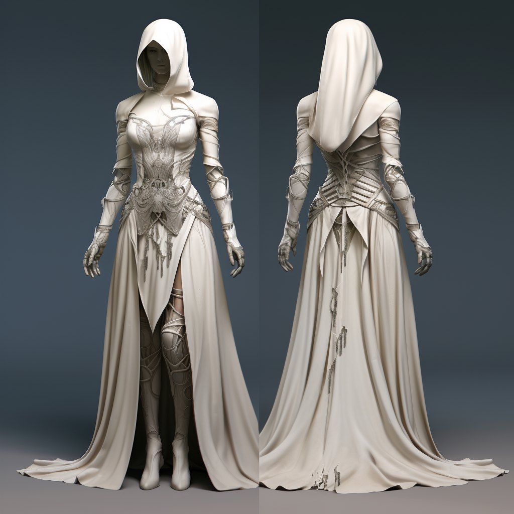 A dress inspired by Moon Knight