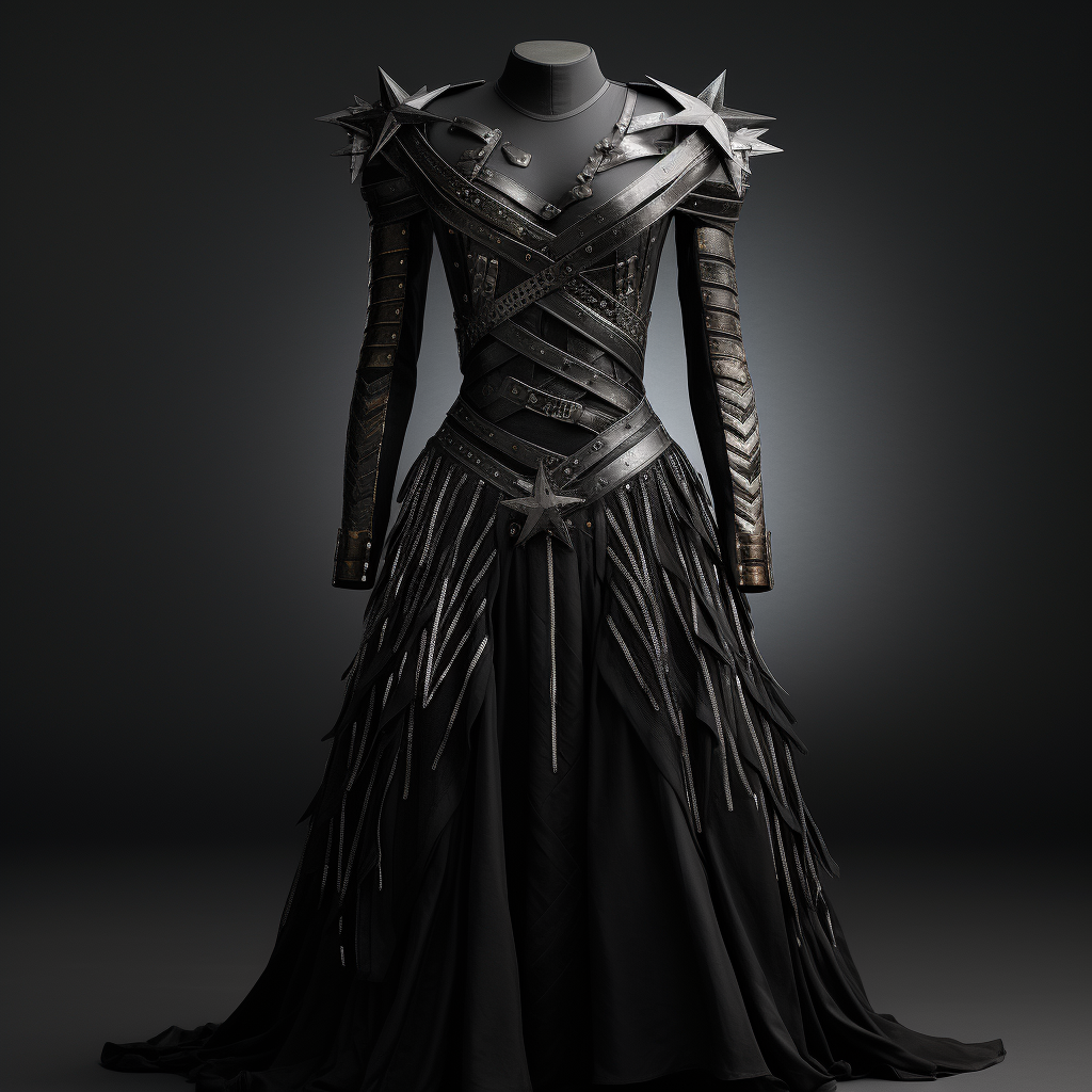 A dress inspired by the Winter Soldier