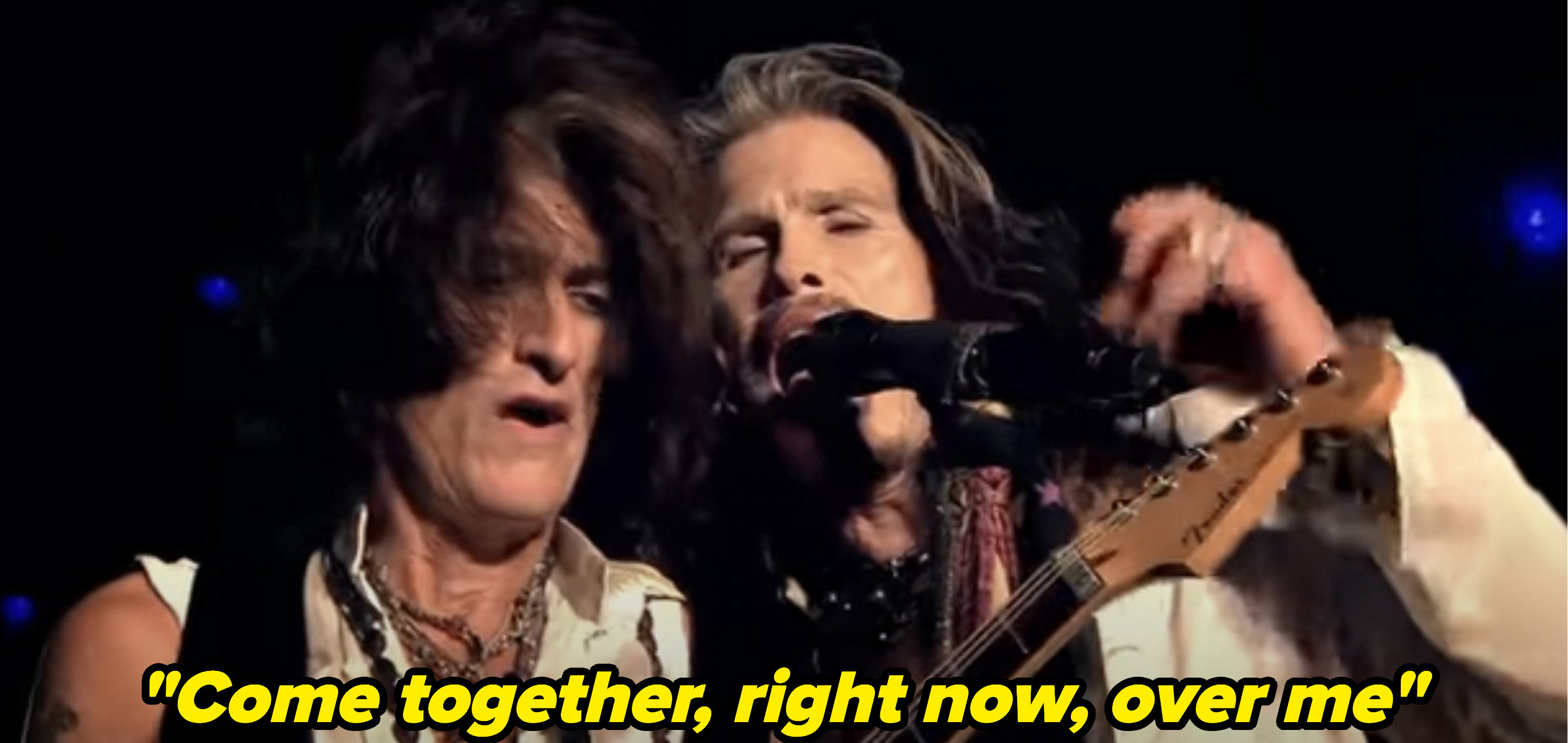 Aerosmith performs &quot;Come Together&quot; live