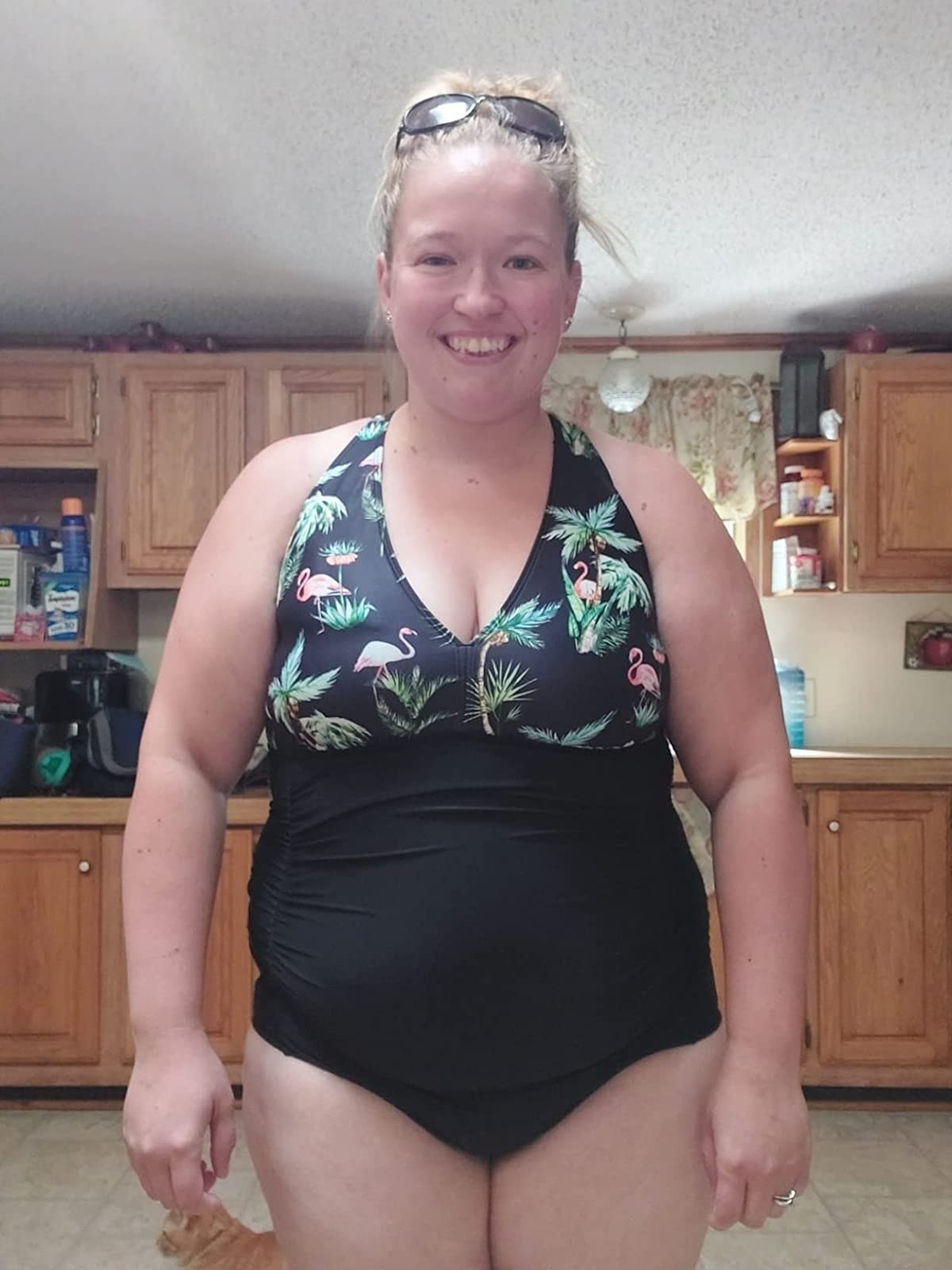 Reviewer&#x27;s photo of swimsuit