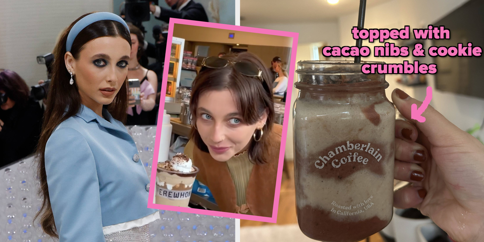 Emma Chamberlain's Chamberlain Coffee Launches a Smoothie at Erewhon – WWD