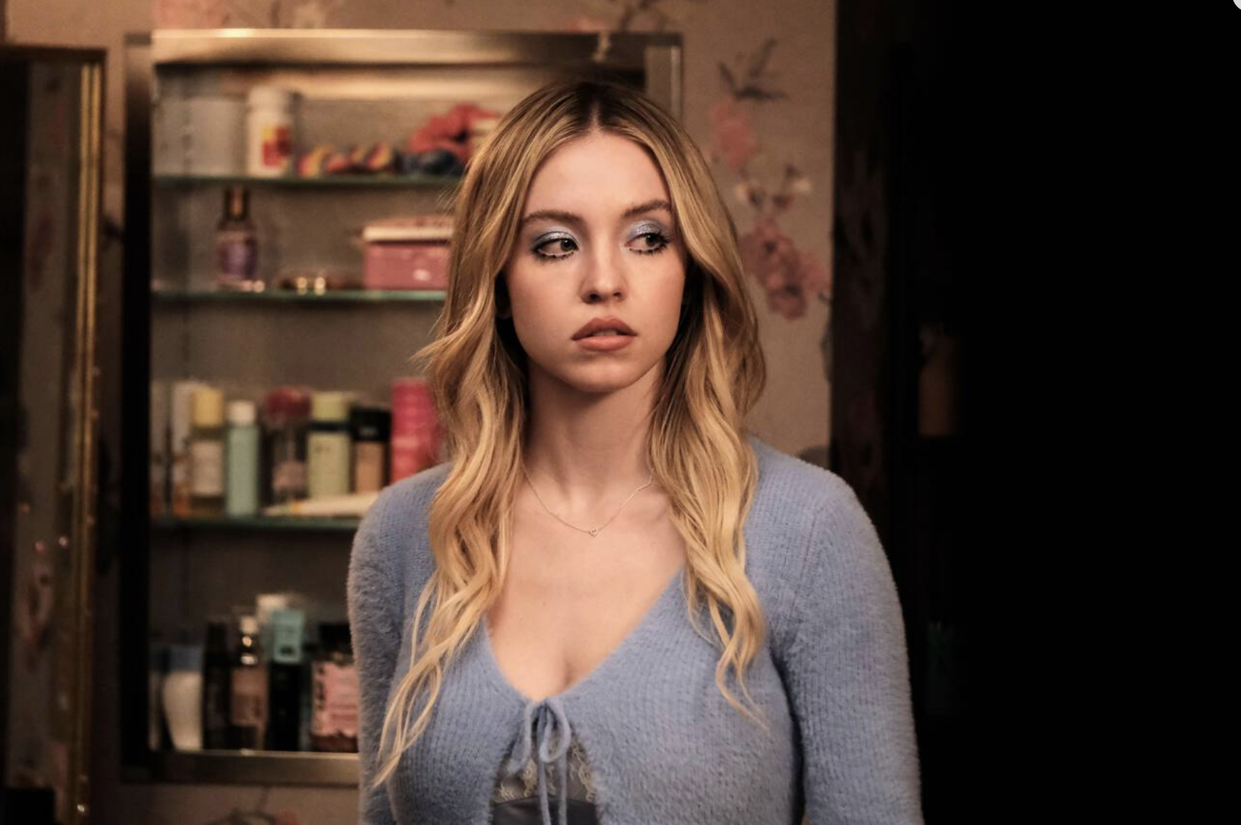 Closeup of Sydney Sweeney
