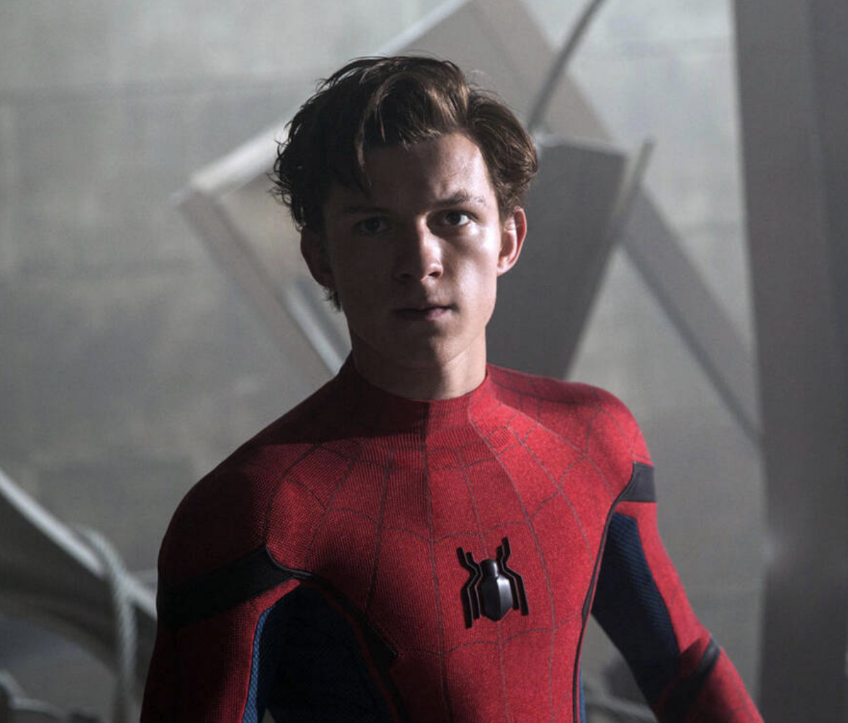 Closeup of Spider-Man