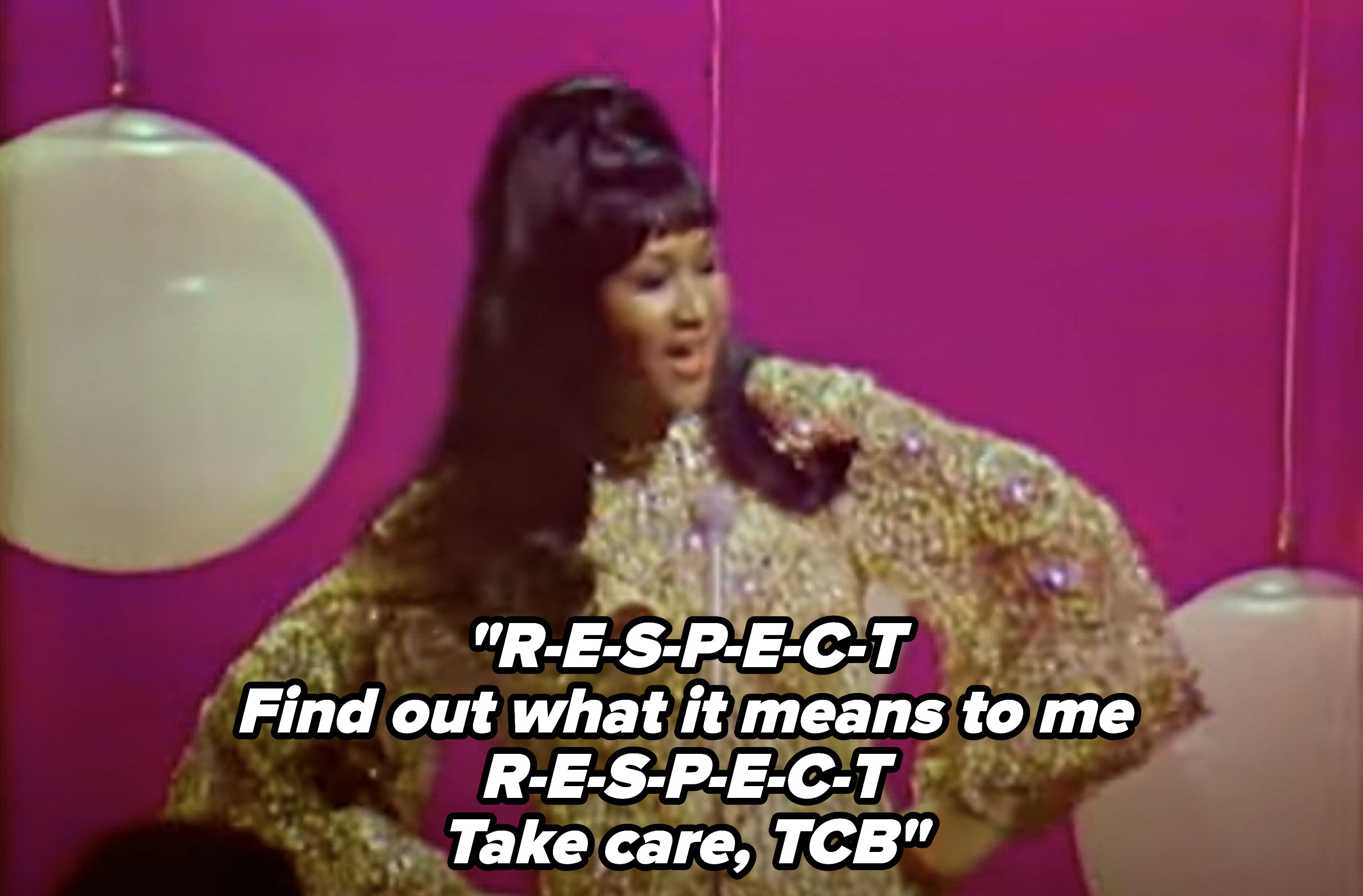 Aretha Franklin performs &quot;Respect&quot; live