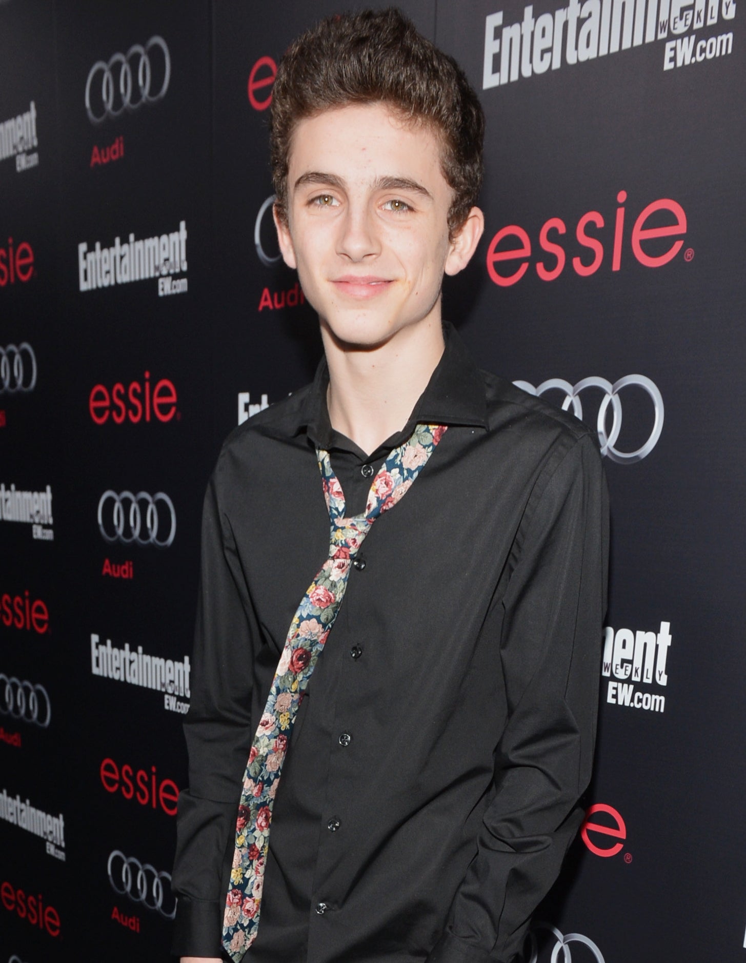 Closeup of Timothée Chalamet