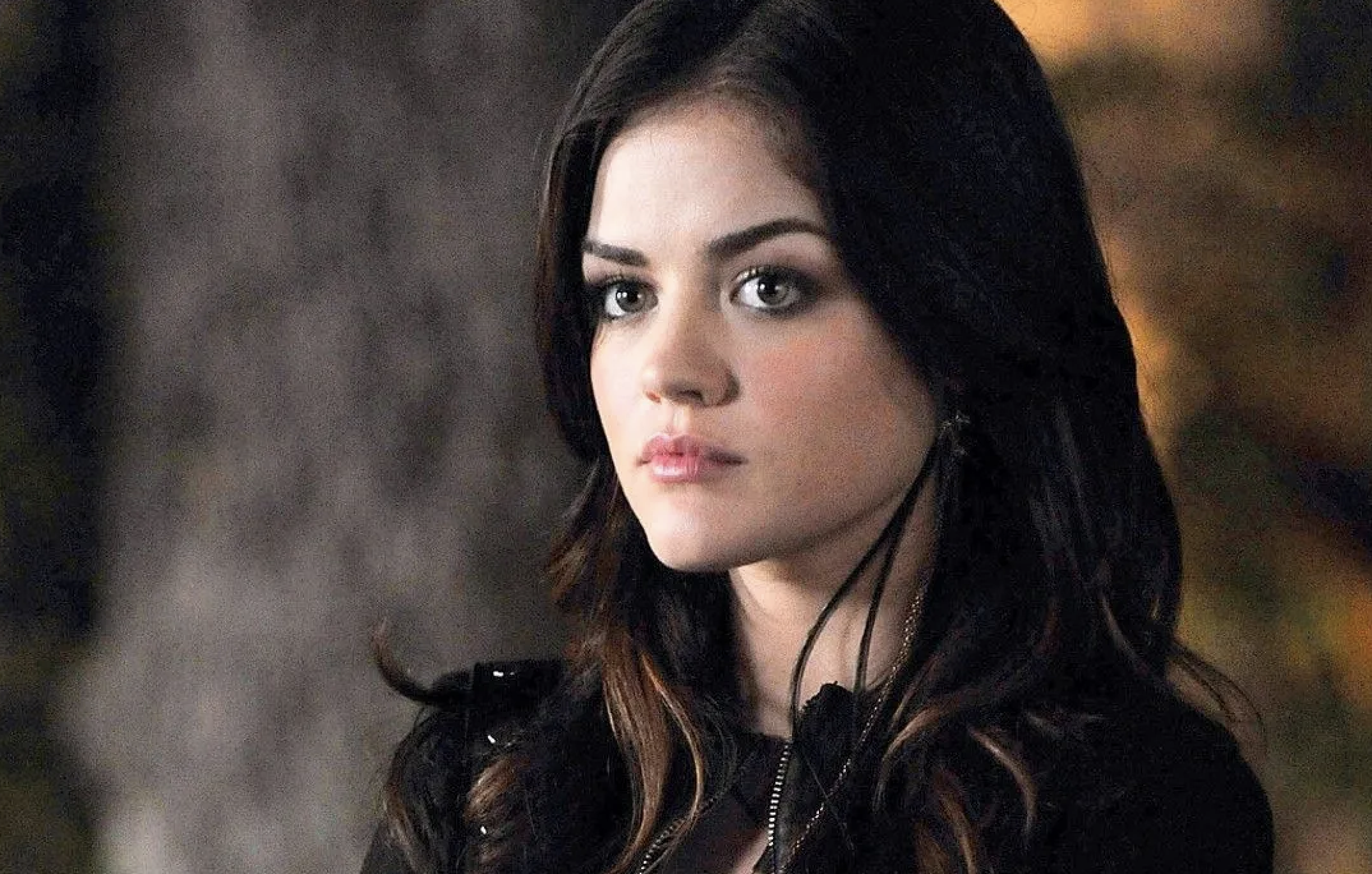 Closeup of Lucy Hale