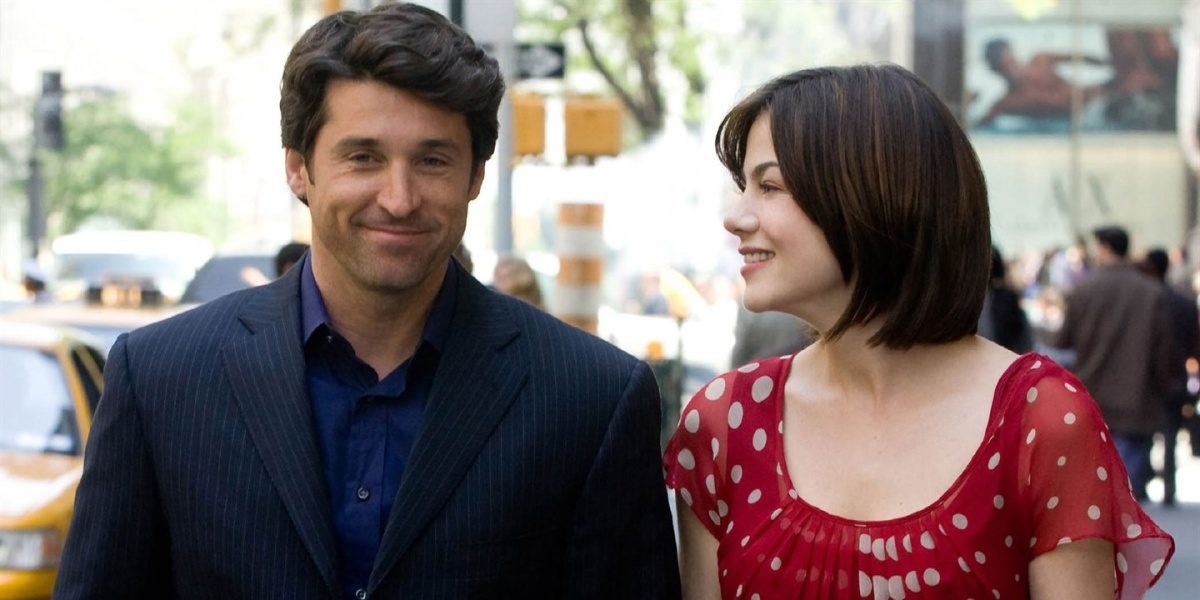 A man and woman in the movie "Made of Honor" walk through the streets of NYC.