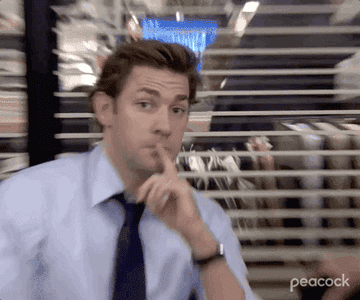 Jim looking confused in &quot;The Office.&quot;