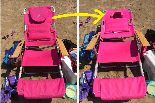 Pink ostrich 2024 beach chair